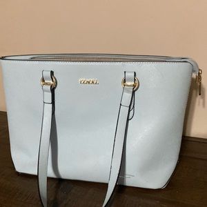 Baby blue purse & wallet
